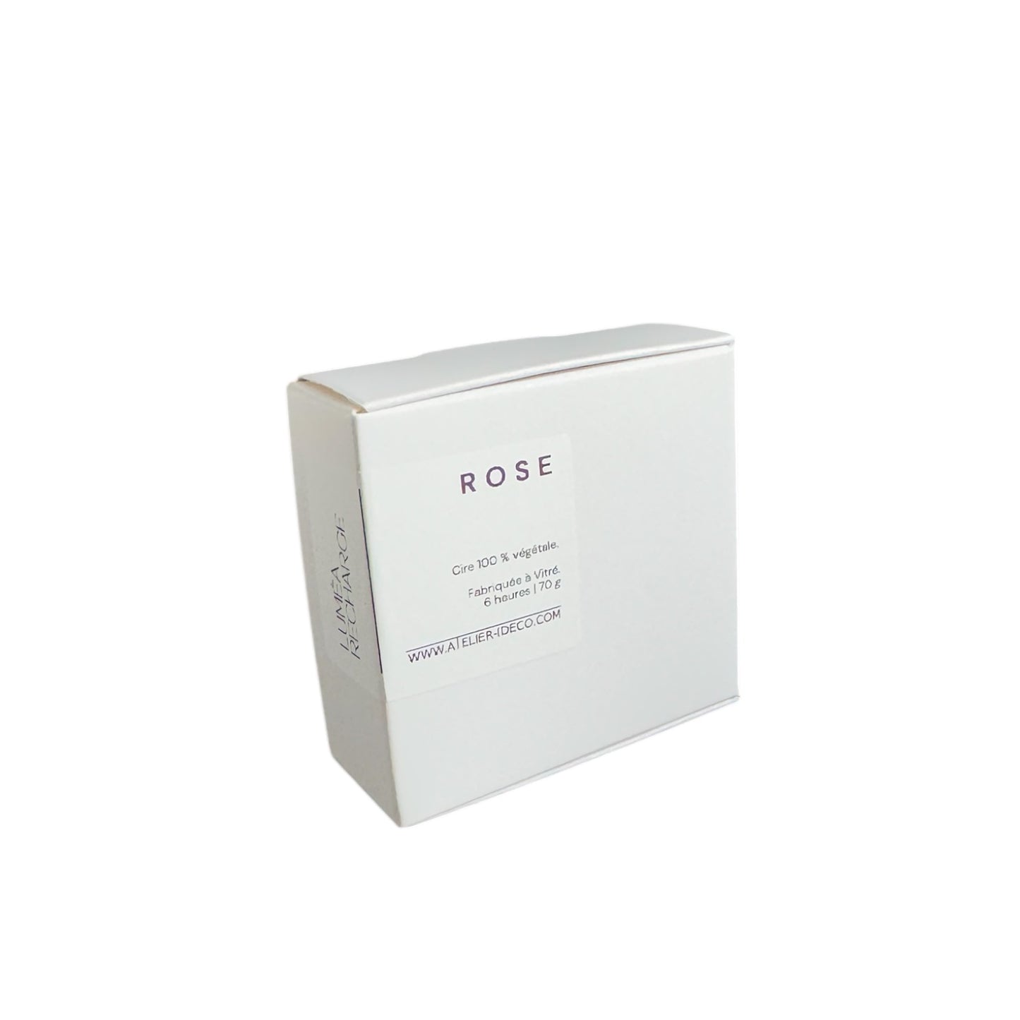 Recharge pour bougies LUMÉA - parfum ROSE - 70g - Atelier IDeco