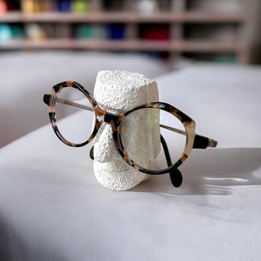 Moaï Repose Lunettes BLANC | Atelier IDeco